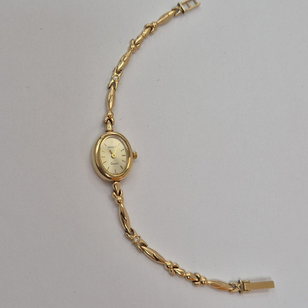 RELOJ CAJA Y PULSO ORO. ORO. 14 K 13.9 GRMS (SEMINUEVO)