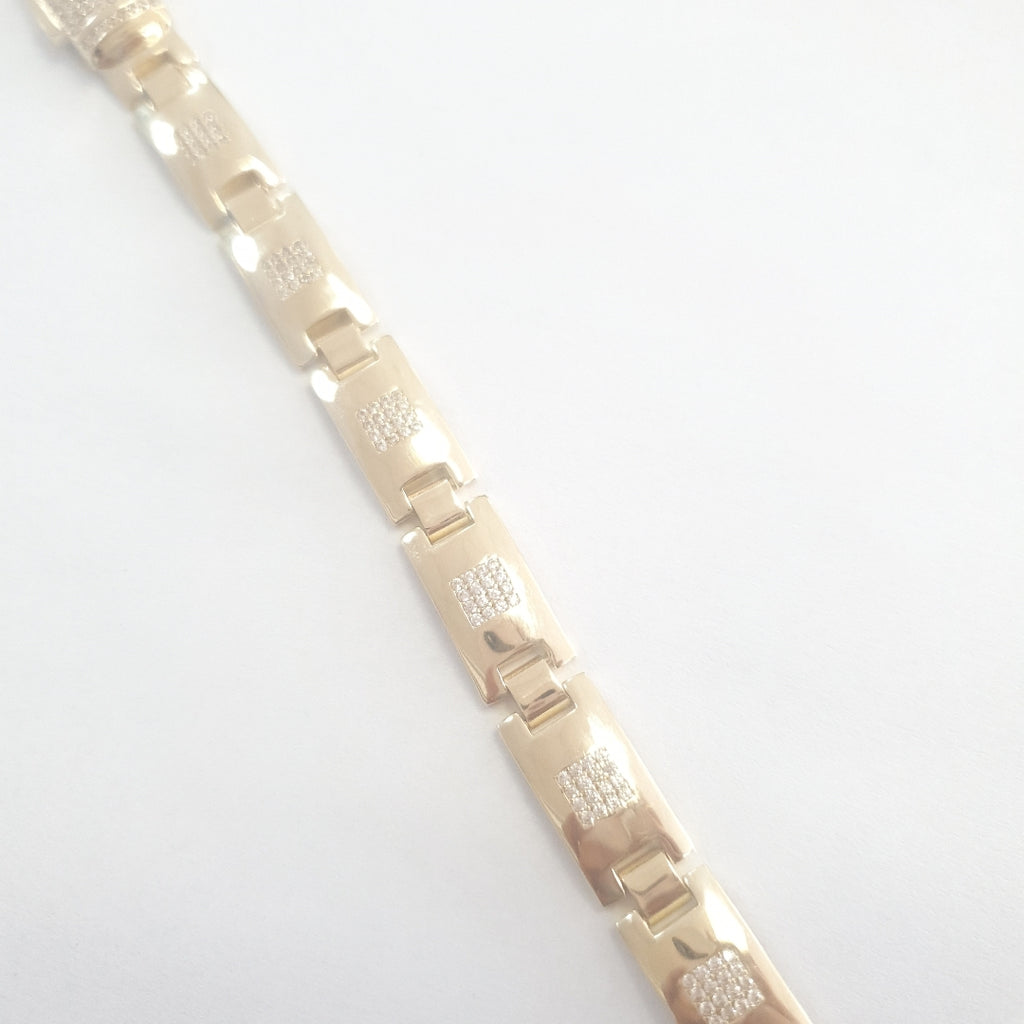 PULSERAS CABALLERO ORO 14K 18.2 (NUEVO)