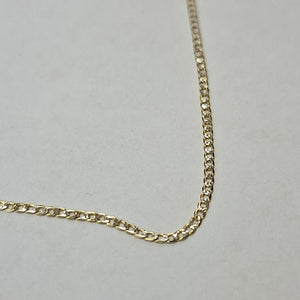CADENAS BARBADA DIAMANTADA ORO 14K 2.1 (NUEVO)