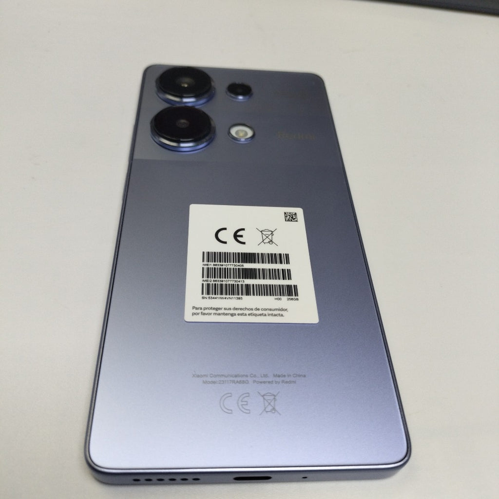 CELULAR XIAOMI REDMI NOTE 13 PRO 23117RA68G (2023) 256 GB 8 GB RAM (SEMINUEVO)