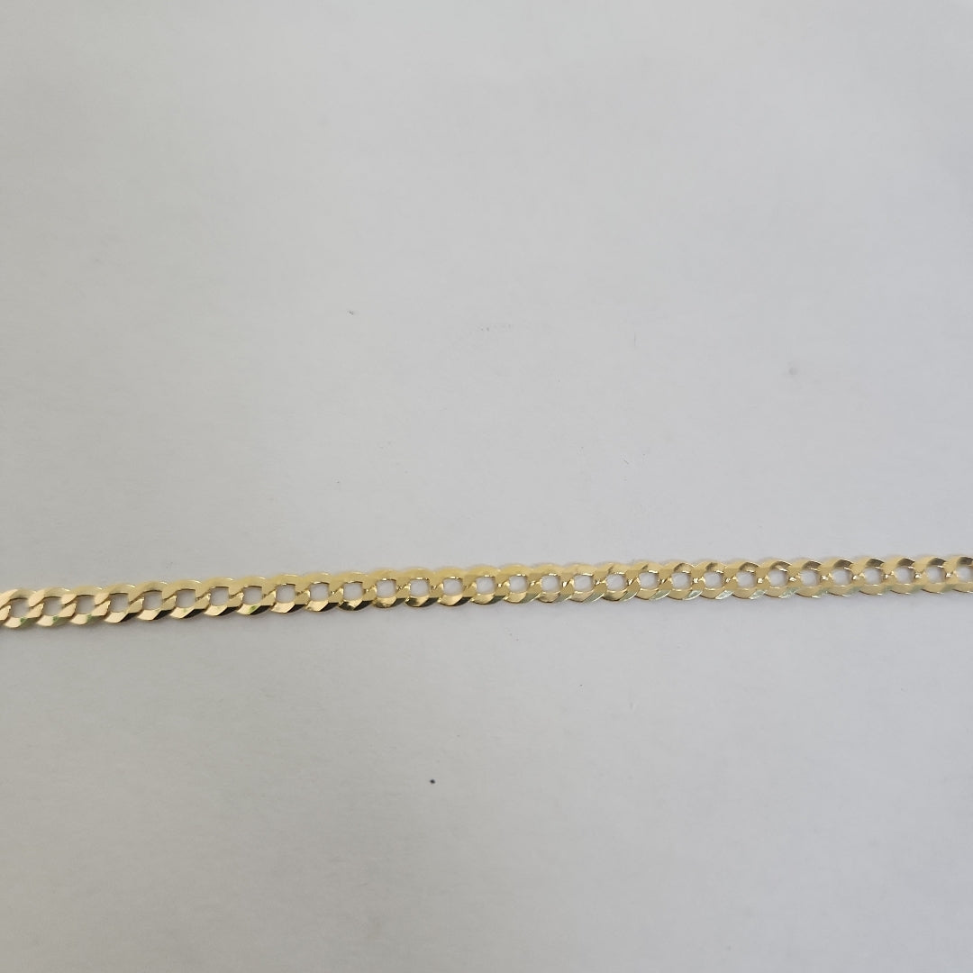 CADENAS BARBADA AMARILLA ORO 10K 5.8 (NUEVO)