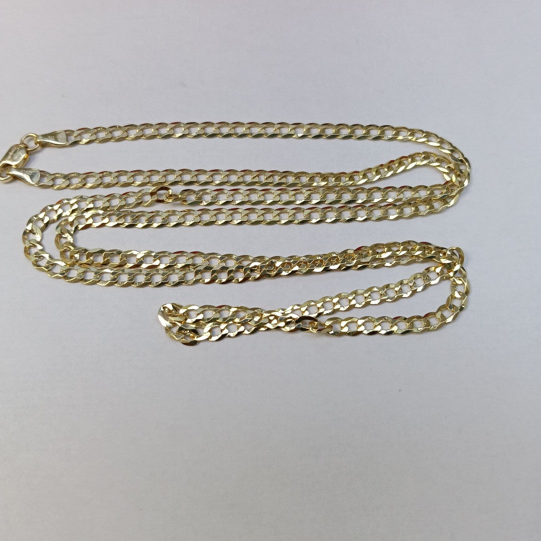 CADENAS BARBADA AMARILLA ORO 14K 7.2 (NUEVO)
