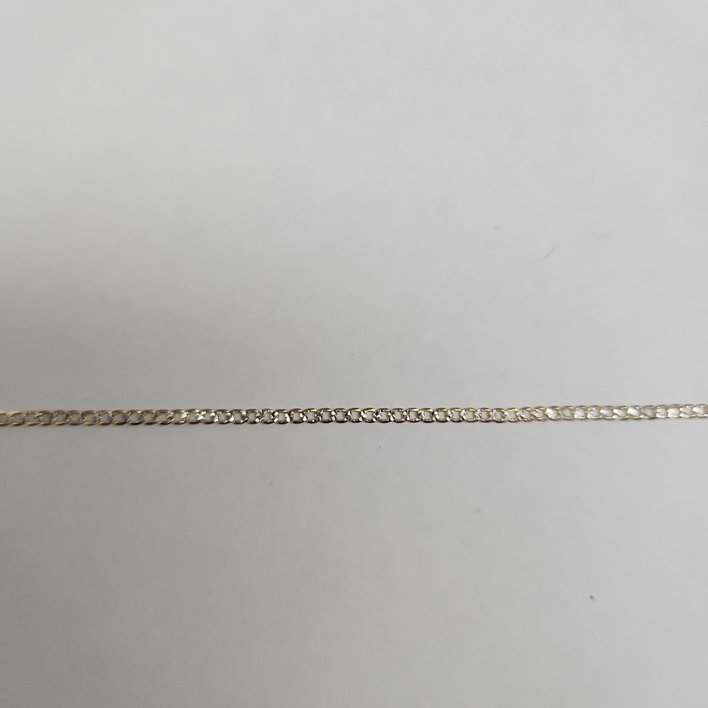CADENAS BARBADA DIAMANTADA ORO 14K 2 (NUEVO)
