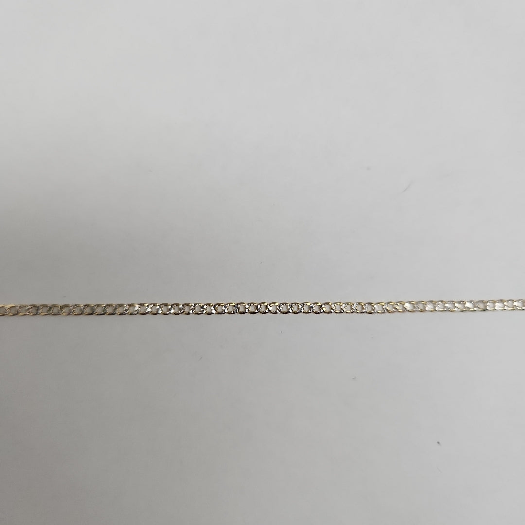 CADENAS BARBADA DIAMANTADA ORO 14K 2 (NUEVO)