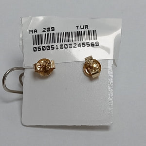 BROQUELES ORO 14K 2 (NUEVO)