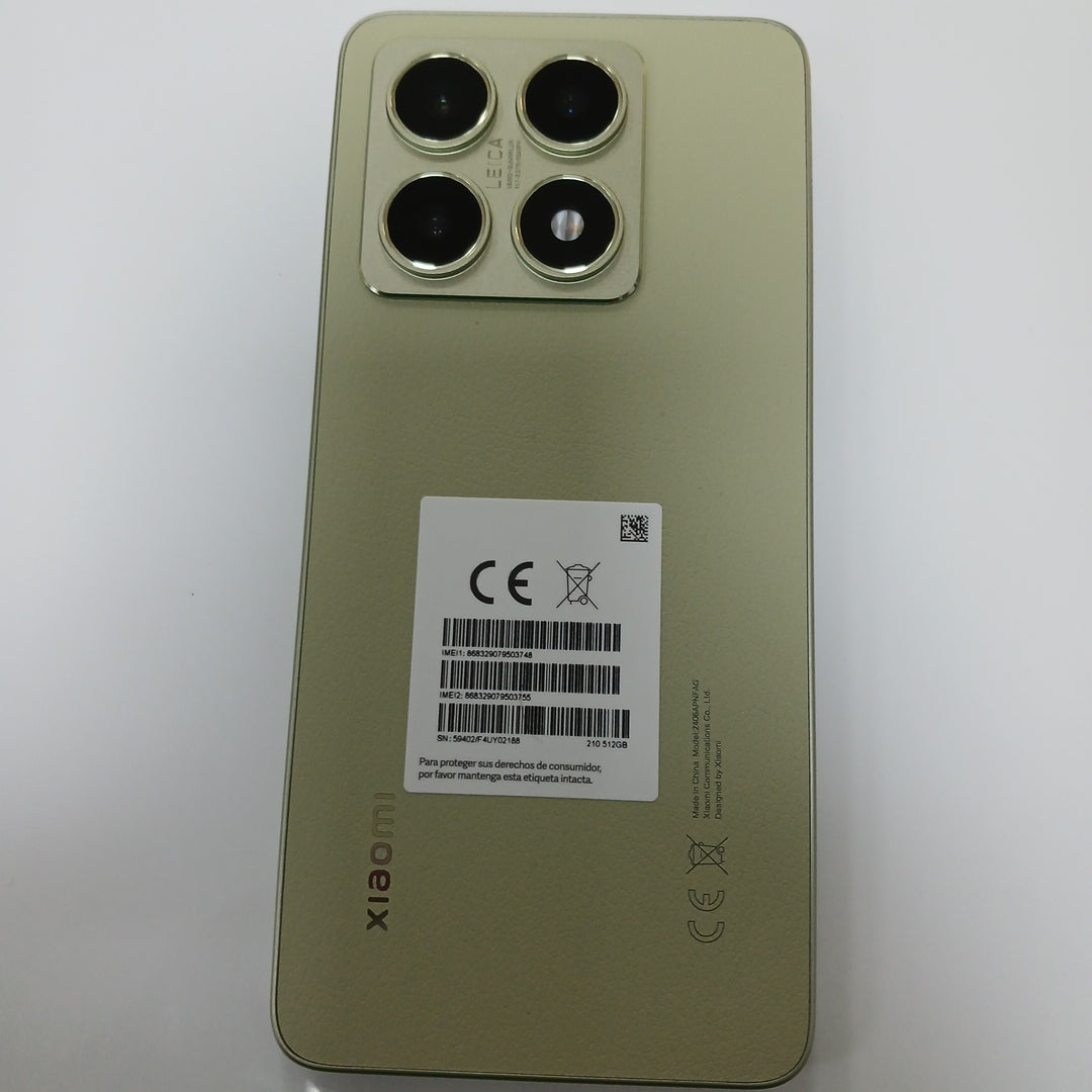 CELULAR XIAOMI 14T 5G 2406APNFAG (2024) 512 GB 12 GB RAM (SEMINUEVO)