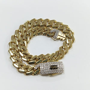 PULSERA MONACO ORO 10K 5.9 (NUEVO)