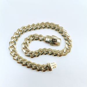 PULSERA CABALLERO MONACO ORO 14K 7.5 (NUEVO)