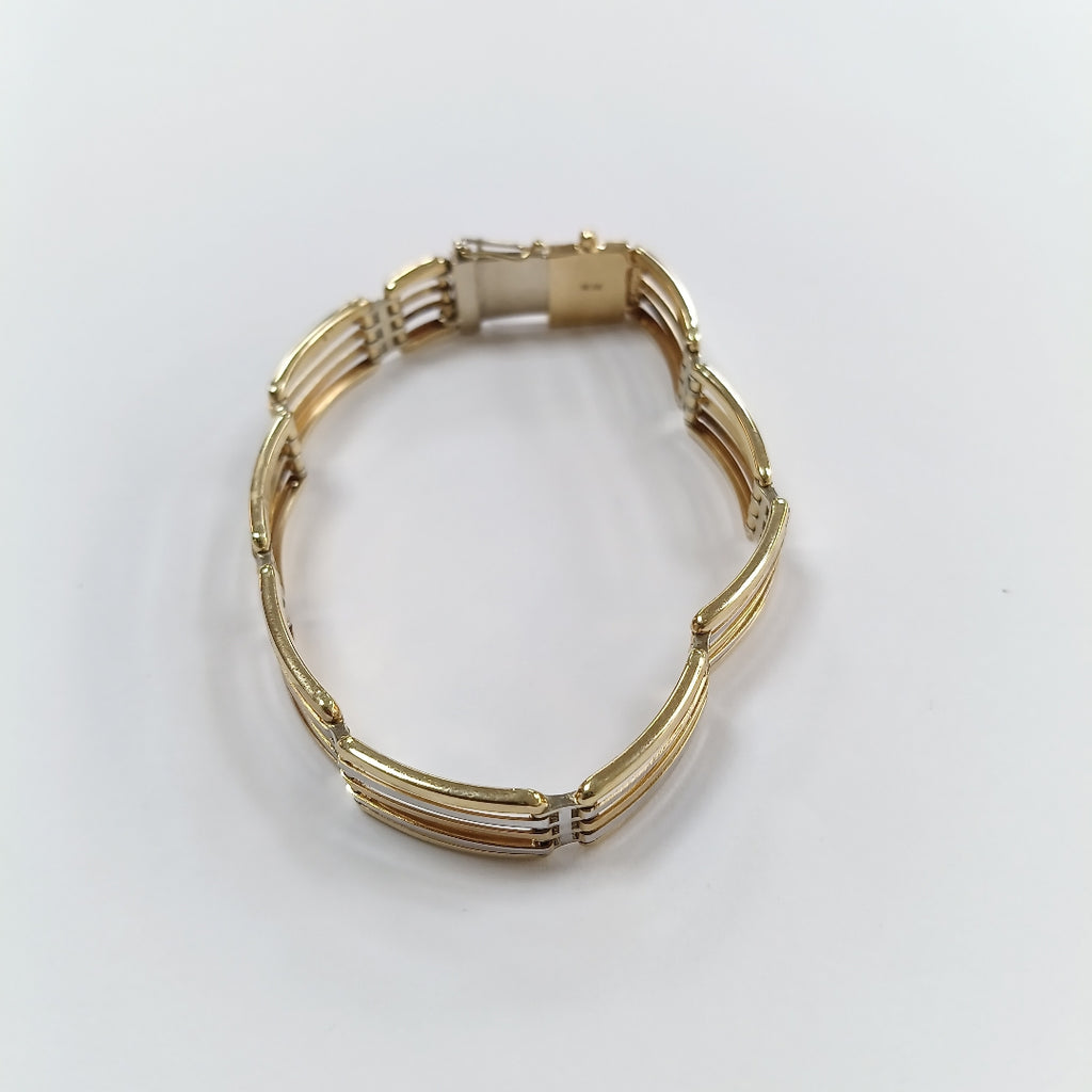 PULSERAS CABALLERO ORO 14K 18.2 (NUEVO)