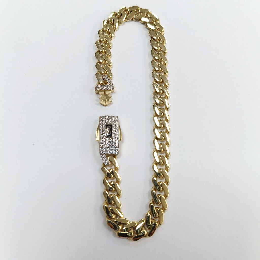 PULSERA MONACO ORO 14K 7.4 (NUEVO)