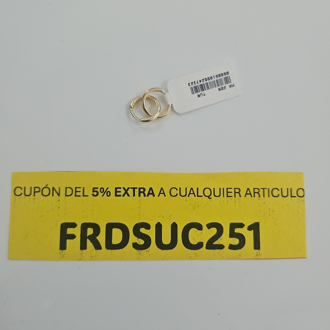 HUGGIES ORO 14K 1.5 (NUEVO)
