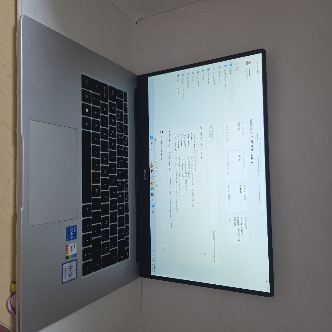 LAPTOP HUAWEI MATEBOOK D 15 BODE-WDH9 (2022) 512 GB SSD 8 GB RAM