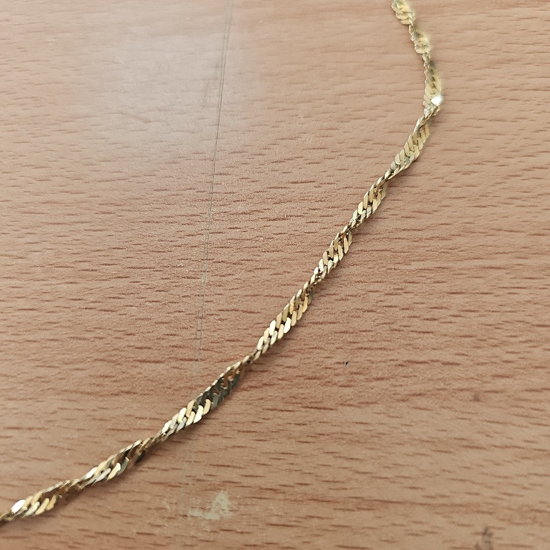 CADENA. ORO. 10 K 5.5 GRMS (SEMINUEVO)