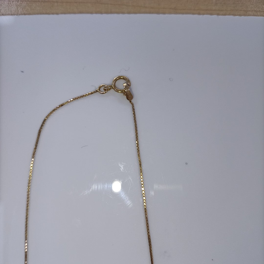 GARGANTILLA. ORO, RODIADO 14 K 1.8 GRMS (SEMINUEVO)