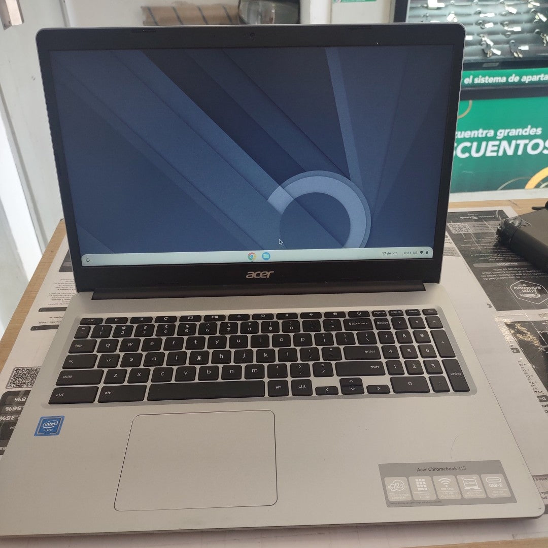 LAPTOP ACER CHROMEBOOK 315 CB315-3H-C19A (2022) 64 GB 4 GB RAM (SEMINUEVO)