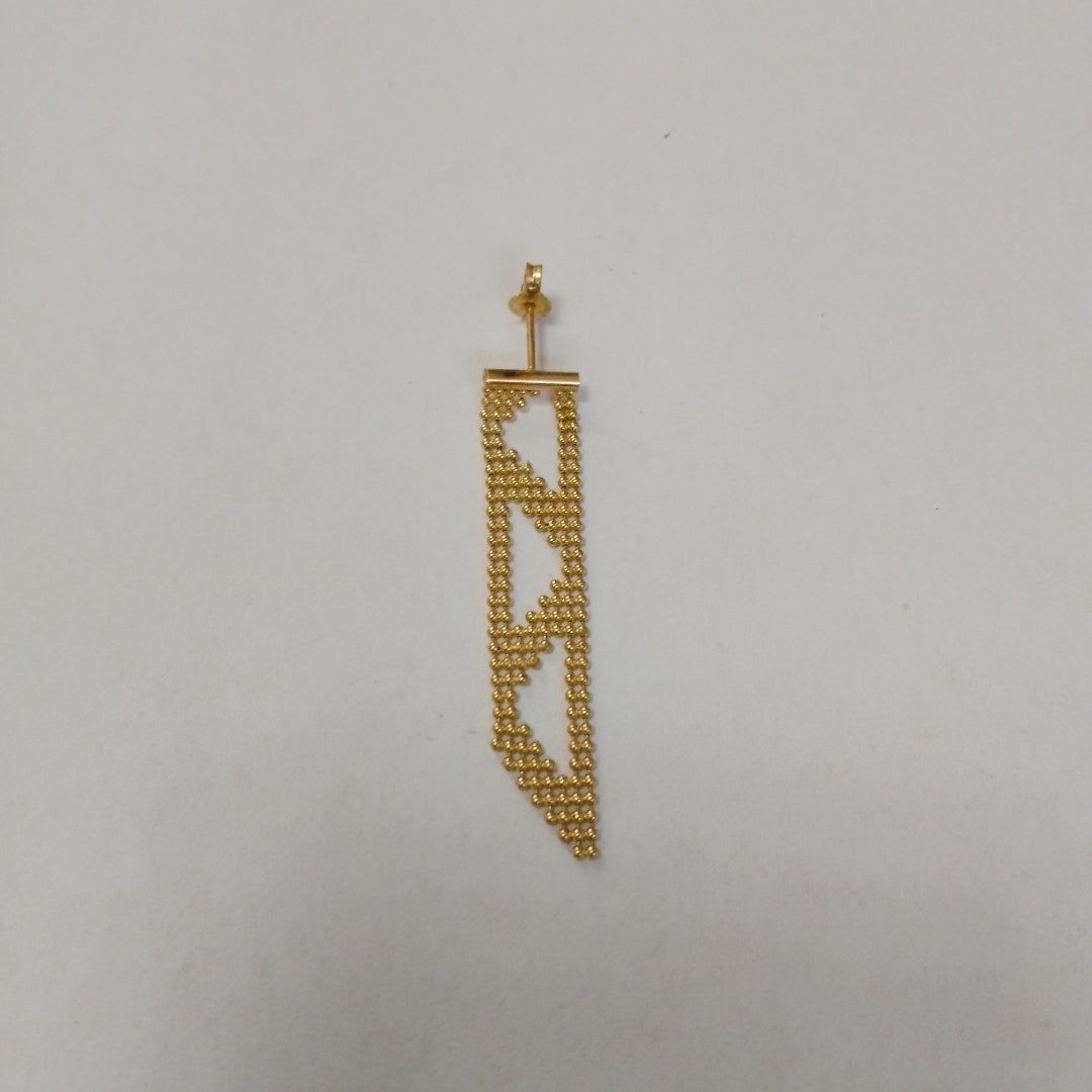 BROQUELES PAR ORO 14 K 3,50 GRMS (SEMINUEVO)