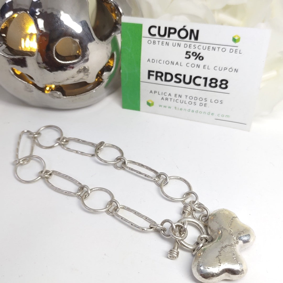 PULSERA PLATA 13,60 GRMS (SEMINUEVO)