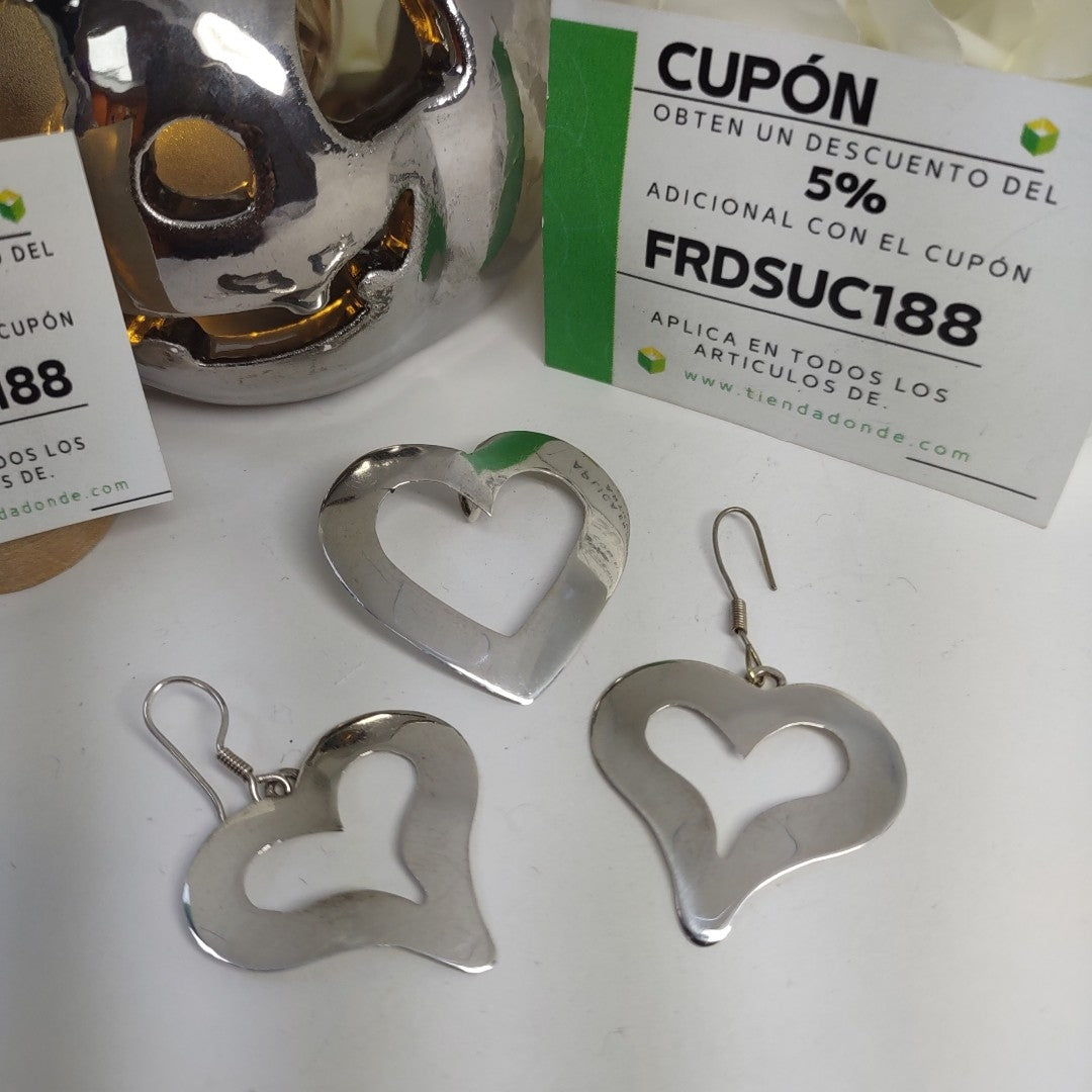 ARETES PAR,DIJE PLATA 4,30 GRMS (SEMINUEVO)