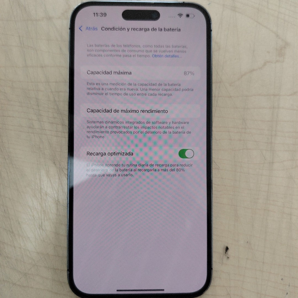 CELULAR APPLE IPHONE 14 PRO MAX A2893 128 GB 6 GB RAM (SEMINUEVO)
