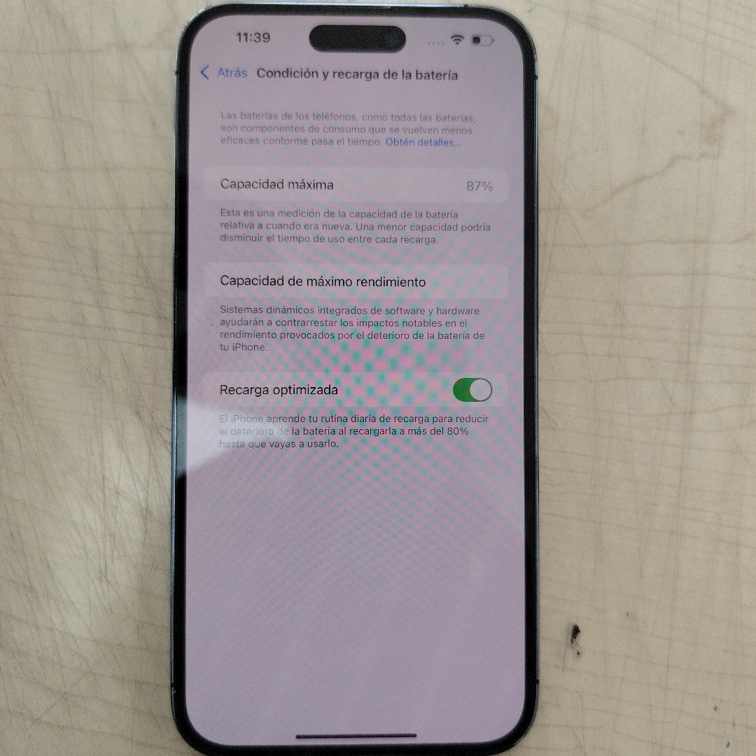 CELULAR APPLE IPHONE 14 PRO MAX A2893 128 GB 6 GB RAM (SEMINUEVO)