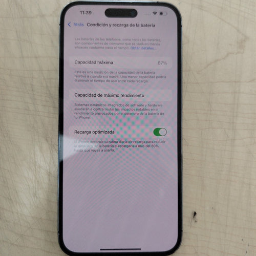 CELULAR APPLE IPHONE 14 PRO MAX A2893 128 GB 6 GB RAM (SEMINUEVO)