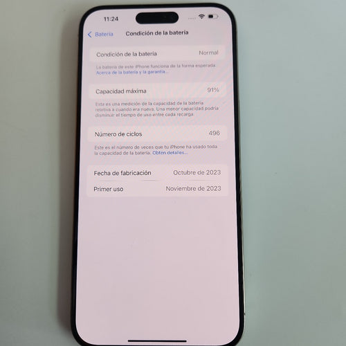 CELULAR APPLE IPHONE 15 PRO MAX A3105 (2023) 512 GB 8 GB RAM (SEMINUEVO)