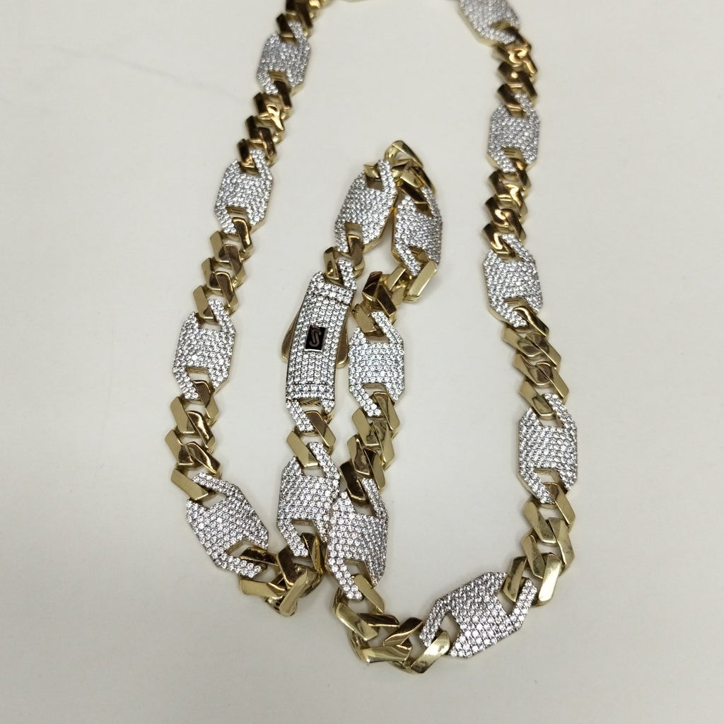 CADENA MONACO ORO 14K 34.4 (NUEVO)