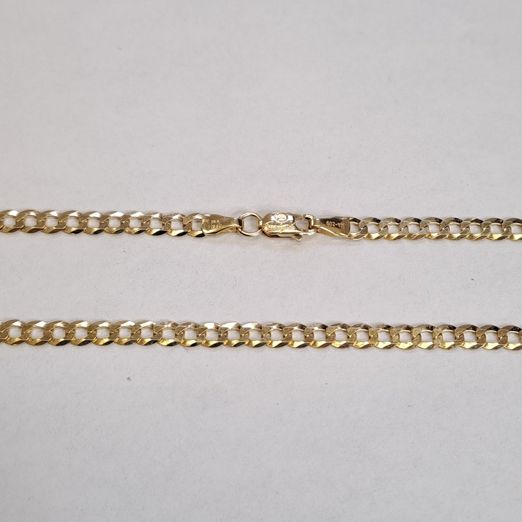 CADENAS BARBADA AMARILLA ORO 14K 8 (NUEVO)
