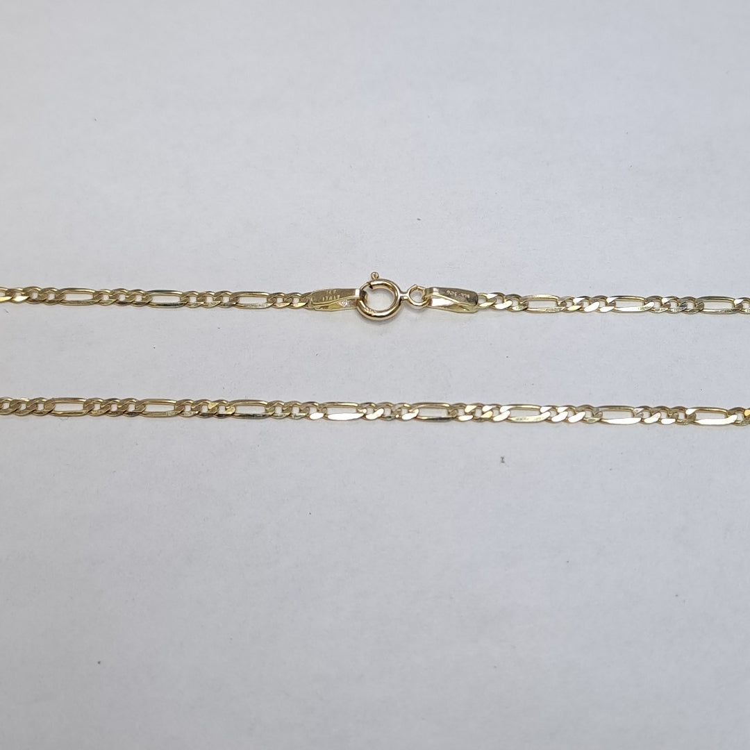 CADENAS CARTIER 3 1 AMARILLA ORO 14K 3.6 (NUEVO)