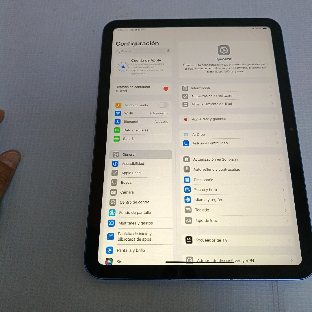 TABLETA APPLE IPAD 10 A2757 64 GB 4 GB RAM