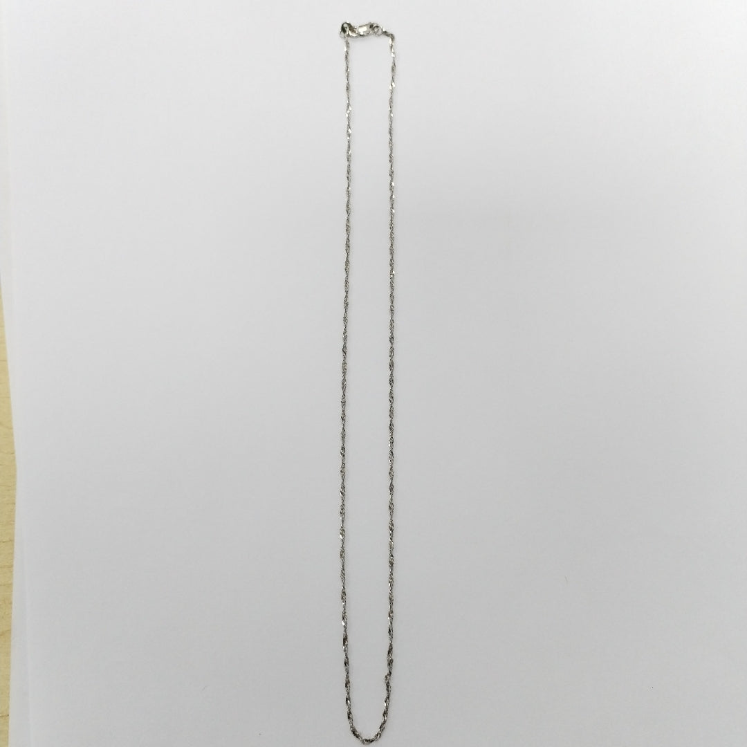 CADENA ORO BLANCO 14 K 1,40 GRMS (SEMINUEVO)