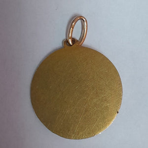 MEDALLA RELIGIOSA. ORO. 10 K 1.5 GRMS (SEMINUEVO)