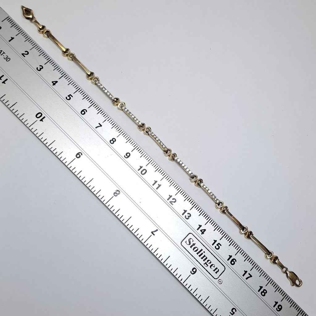 PULSERA. ORO. 14 K 7.6 GRMS (SEMINUEVO)