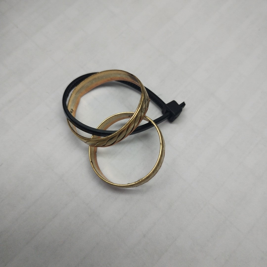 ARGOLLA. ORO COMBINADO. 10 K 2.9 GRMS (SEMINUEVO)