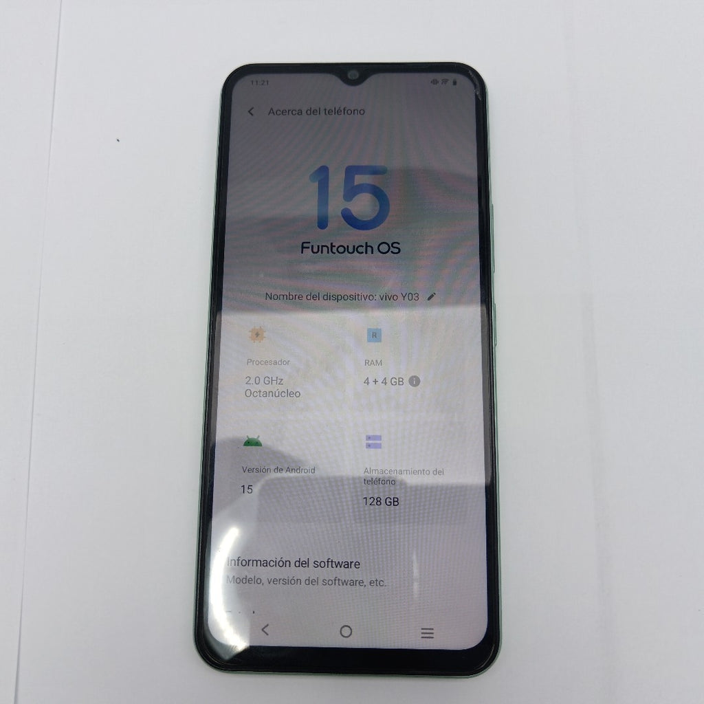 CELULAR VIVO Y03 V2332 (2024) 128 GB 4 GB RAM (SEMINUEVO)
