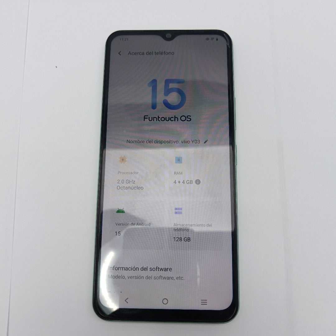 CELULAR VIVO Y03 V2332 (2024) 128 GB 4 GB RAM (SEMINUEVO)