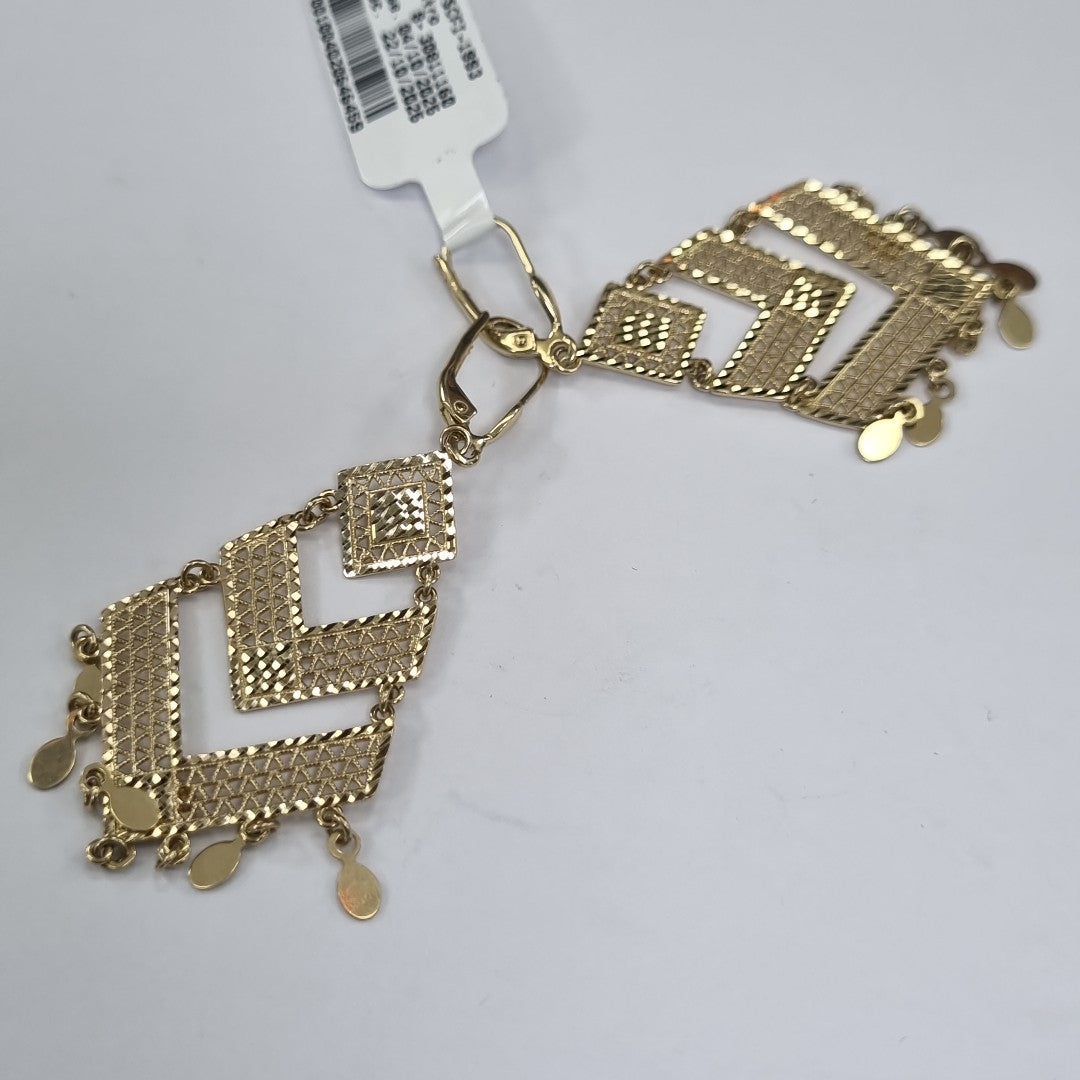 ARETES PAR. ORO. 14 K 7 GRMS (SEMINUEVO)