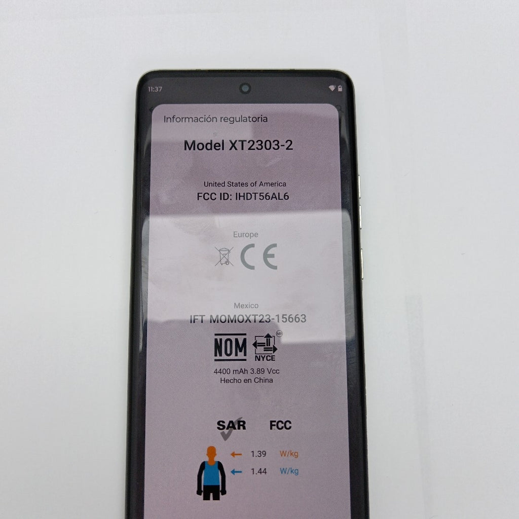 CELULAR MOTOROLA EDGE 40 XT2303-2 (2023) 256 GB 8 GB RAM (SEMINUEVO)