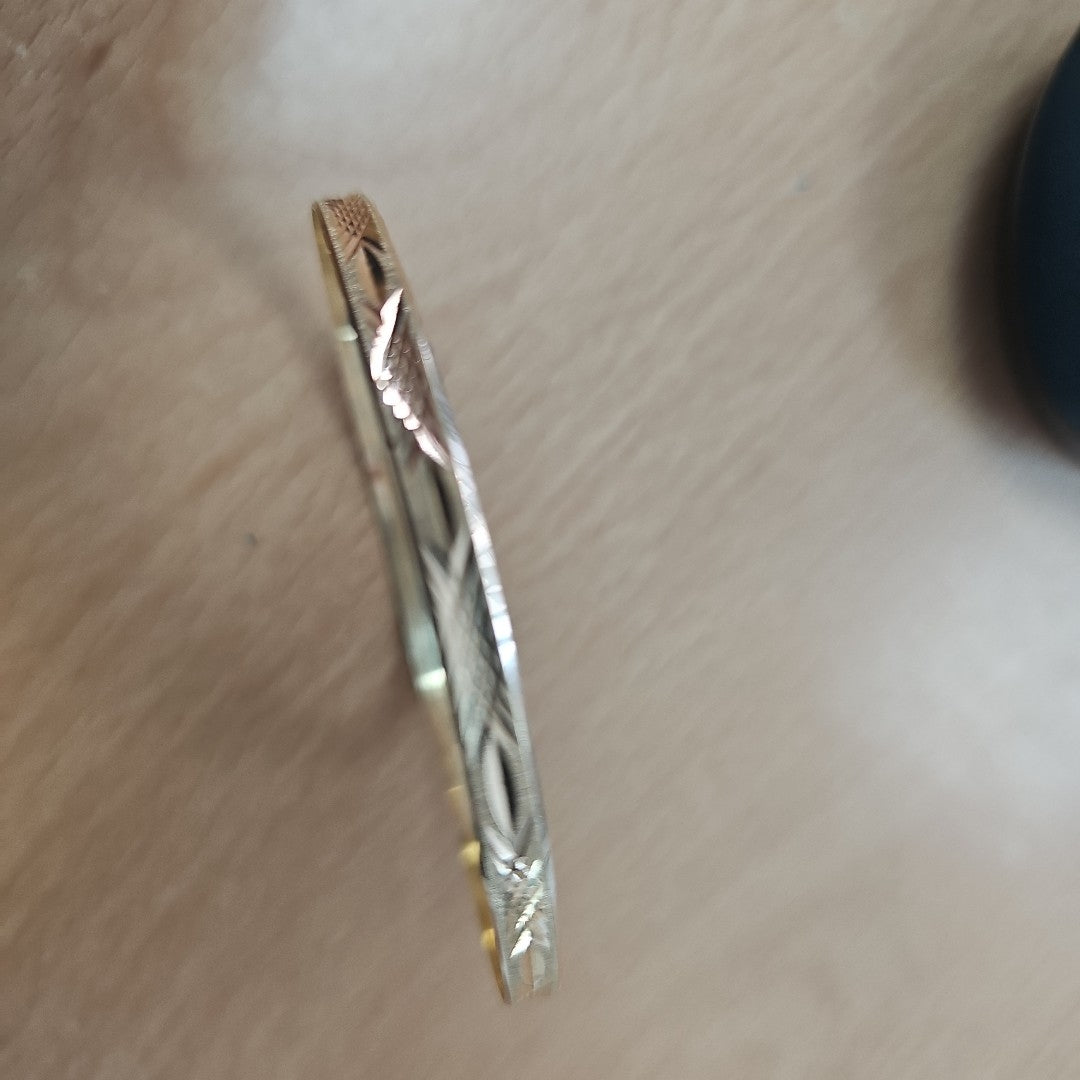 PULSERA RIGIDA ORO 14 K 5,40 GRMS (SEMINUEVO)