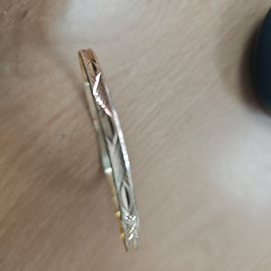 PULSERA RIGIDA ORO 14 K 5,40 GRMS (SEMINUEVO)