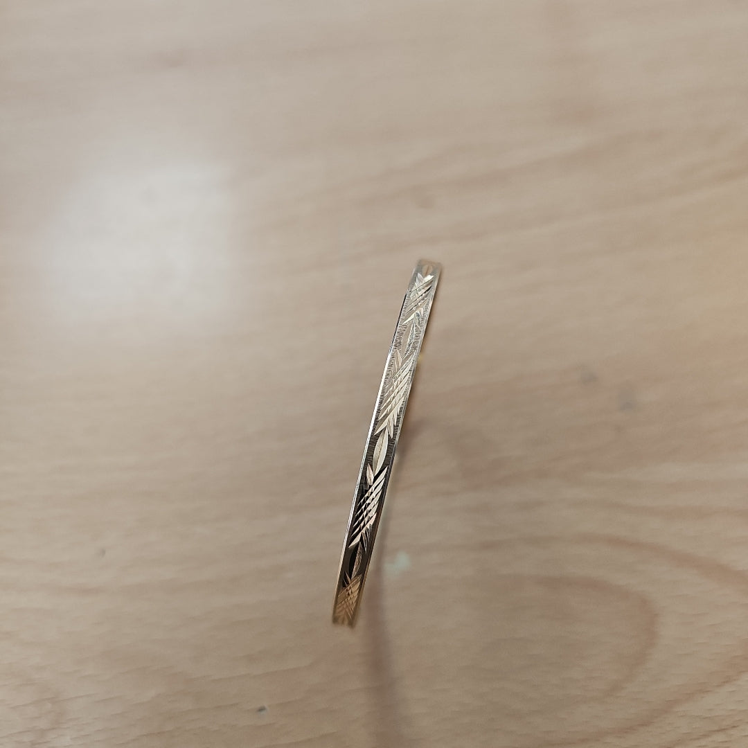 PULSERA RIGIDA ORO 14 K 5,60 GRMS (SEMINUEVO)