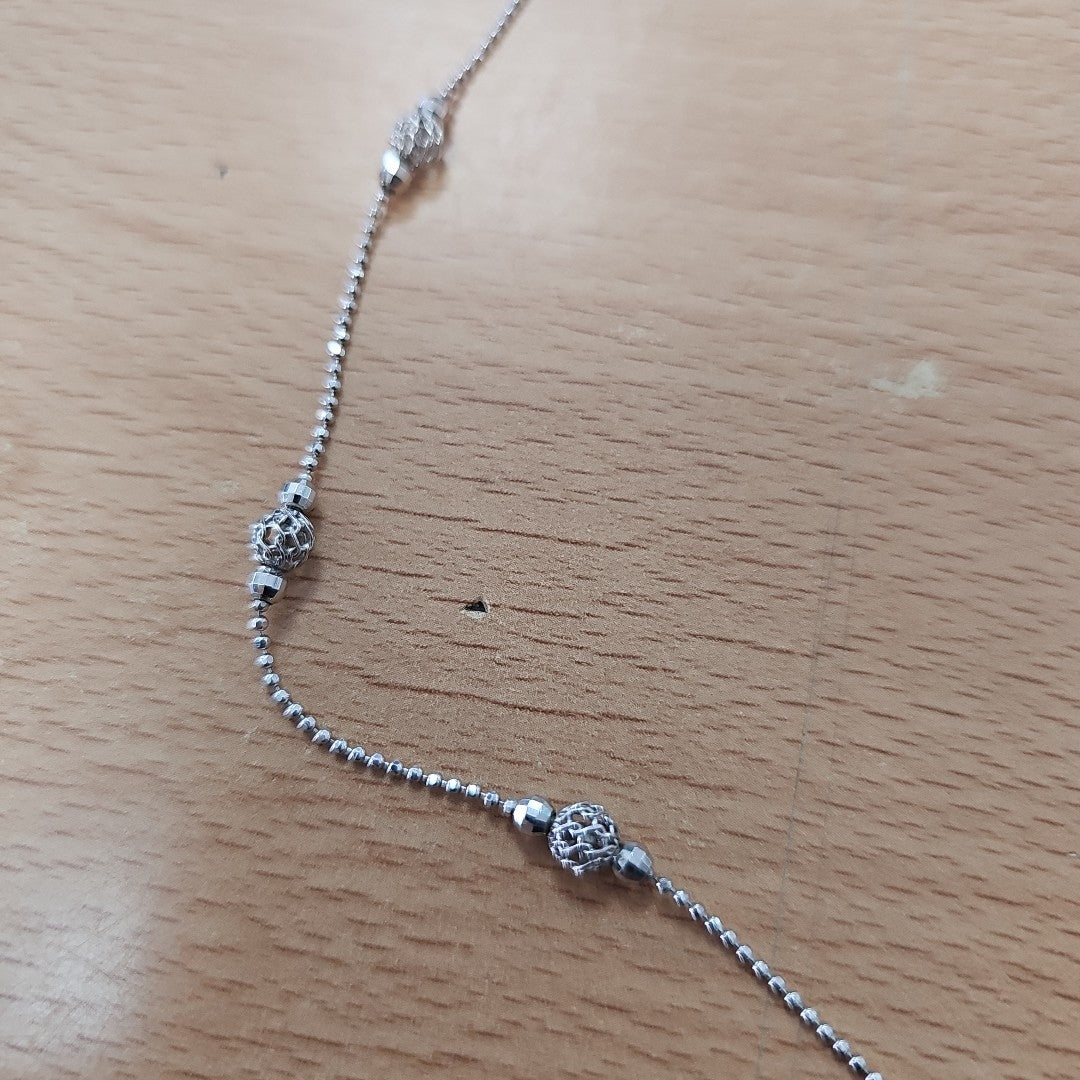GARGANTILLA ORO BLANCO 14 K 5,70 GRMS (SEMINUEVO)