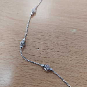 GARGANTILLA ORO BLANCO 14 K 5,70 GRMS (SEMINUEVO)