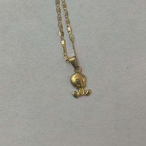CADENA, DIJE. ORO. 14 K 1.7 GRMS (SEMINUEVO)