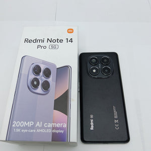 CELULAR XIAOMI REDMI NOTE 14 PRO 5G 24090RA29G (2025) 256 GB 8 GB RAM (SEMINUEVO)