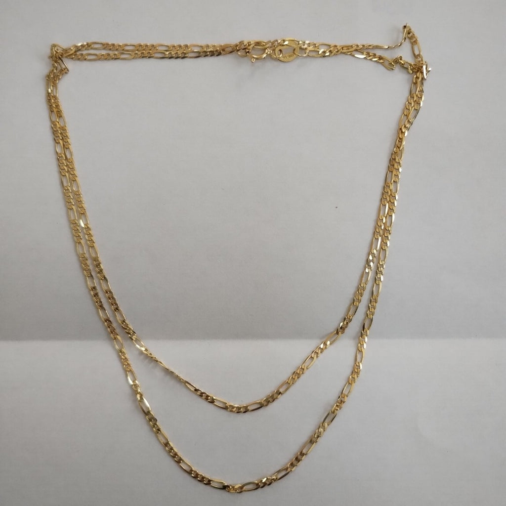 CADENAS CARTIER 3 1 AMARILLA ORO 14K 2.2 (NUEVO)