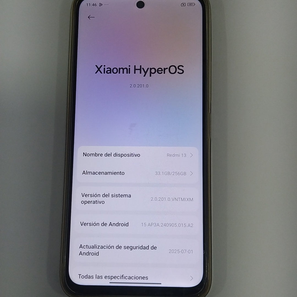 CELULAR XIAOMI REDMI 13 24049RN28L (2024) 256 GB 8 GB RAM (SEMINUEVO)
