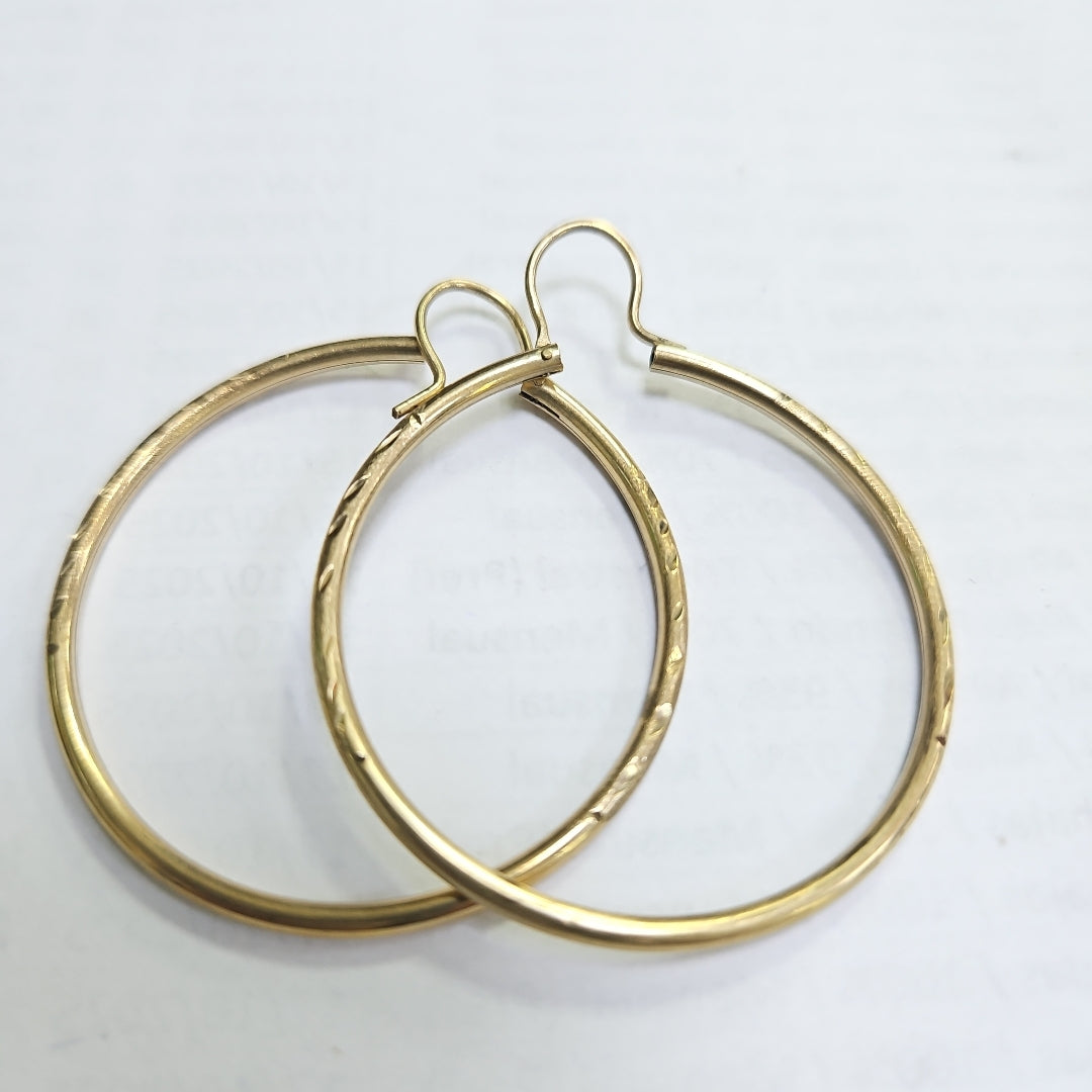 ARRACADAS PAR ORO 10 K 3,50 GRMS (SEMINUEVO)