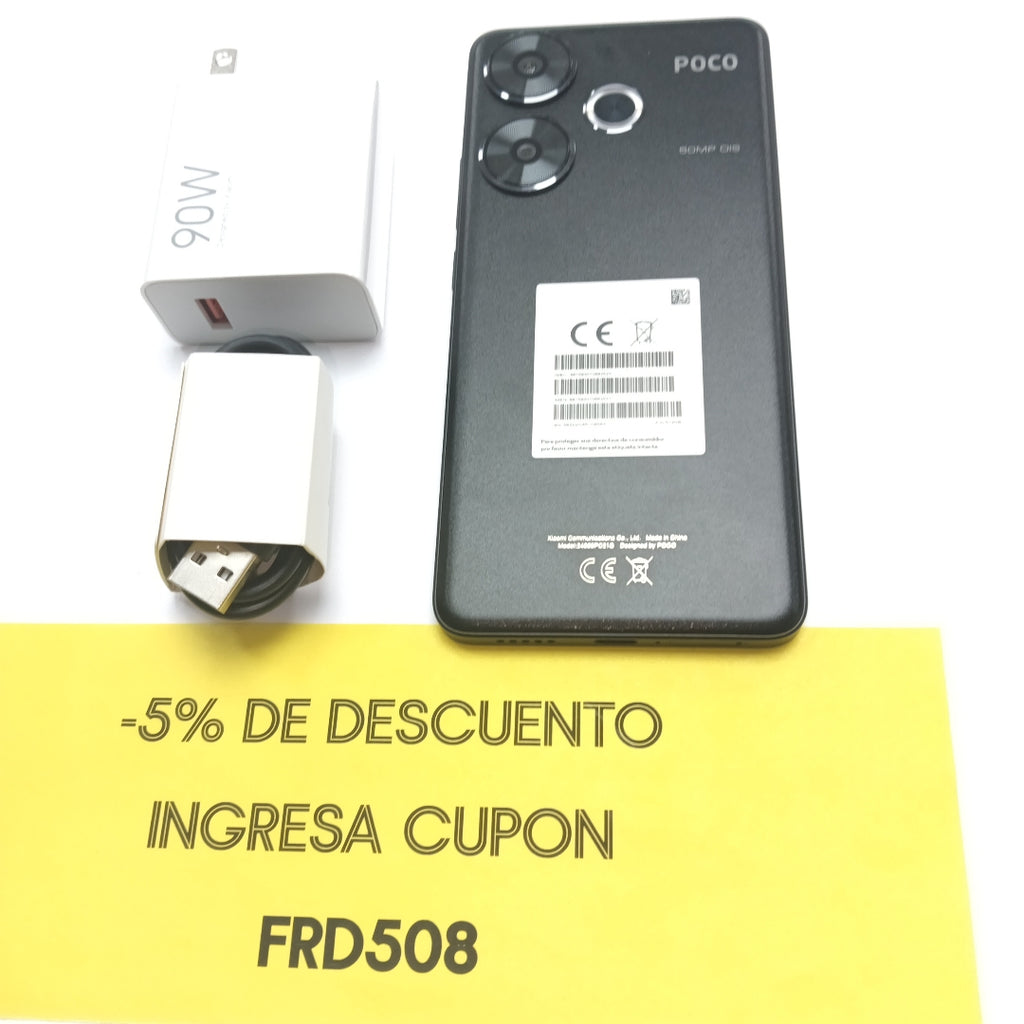 CELULAR XIAOMI POCO F6 24069PC21G 512 GB 12 GB RAM (SEMINUEVO)