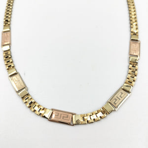 K1 8,30 GRMS 14 K ESPECIFICACIONES COMPLEMENTARIAS GARGANTILLA T/TIPO ROLEX ORO (SEMINUEVO)